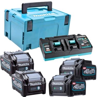 Imagem de Carregador Bivolt DC40RB com 4 Baterias 40V BL4040 MAKITA