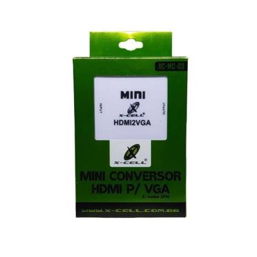 Imagem de Mini Conversor Hdmi Para Vga Xc-Mc-02 X-Cell