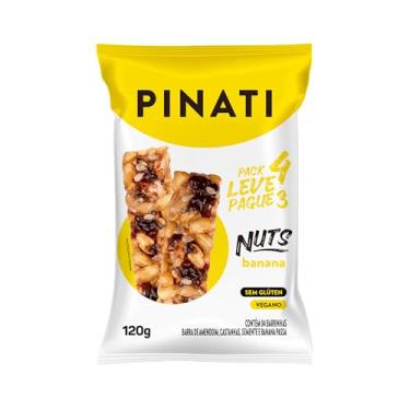 Imagem de PINATI Barra de Castanhas NUTS Banana Leve 4 Pague 3 120g - 4 unidades
