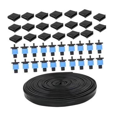 Imagem de Fenteer Mangueira de imersão de jardim, mangueira de irrigação por gotejamento, de rega planta 30m Plants Tubo de irrigação para pátio de estufa de