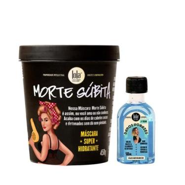 Imagem de Kit Lola Morte Subita Masc 450ml + Danos Vorazes Óleo Reparador 50ml -