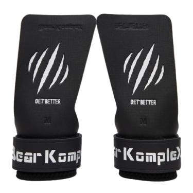 Imagem de Bear KompleX Black Diamond No Hole Hand Grips, Use for Pull-ups, Weightlifting, WODs with Wrist Straps, Comfort and Support, Hand Protection from Rips and Blisters for Men and Women (XLarge)
