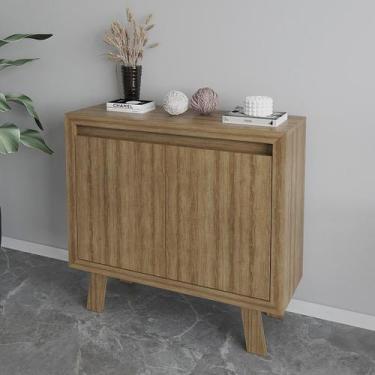 Imagem de Balcão para Escritório 90cm com 2 Portas e 1 Prateleira - Tecnomobili,