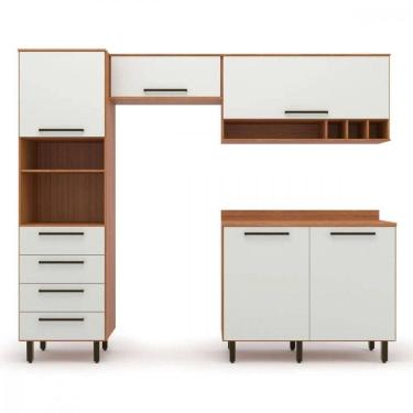 Imagem de Cozinha Completa 4 Peças Evolution Plus Freijo Com Off White Freijo Com Off White