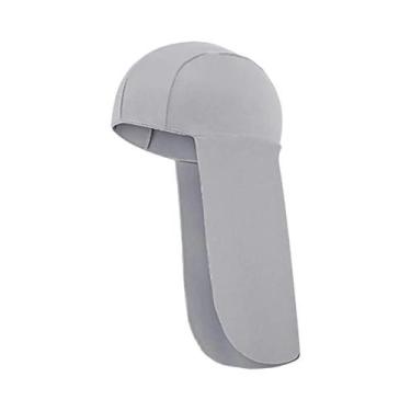 Imagem de Boné de Resfriamento com Proteção UV e Aba para o Pescoço, Cinza
