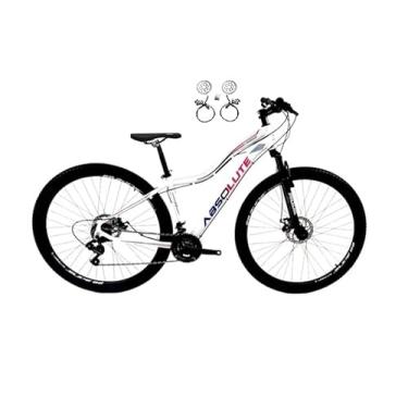 Imagem de Bicicleta Feminina Aro 29 Absolute Hera Alumínio 24v Freio a Disco Hidraulico Garfo Suspensão (Branco, 15)