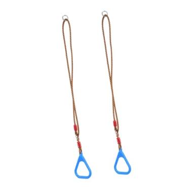 Imagem de oshhni Argolas de ginástica, equipamentos de treinamento de força para exercícios em casa, argolas de puxar para playground, acessórios para meninos e, Azul