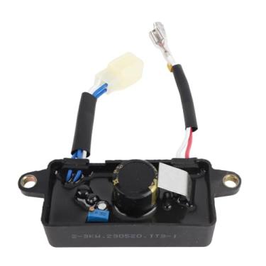 Imagem de Regulador de tensão do gerador Estabilizador de tensão rápi de alta estabilide de alta fase para 1 gerador de 3kW Plástico quadrado 2,8kw Power 220μF 250V 6 Fios do chicote de