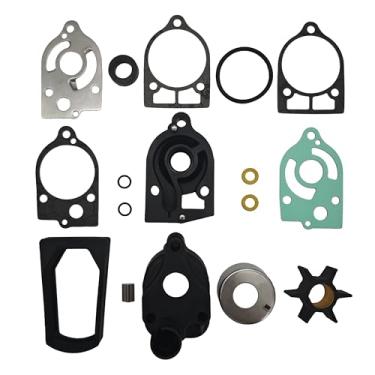 Imagem de Kit de reparo de bomba de água 46-77177A3 com impulsor e caixa para Mercury Mariner Quicksilver 30 35 40 45 50 60 70 HP motor de popa de 2 tempos para Sierra 18-3324 JET 400 402 450 500 700 2/3/3/4