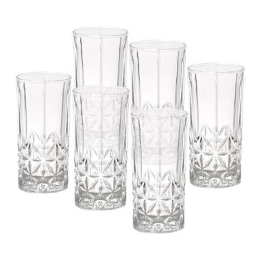 Imagem de Kit 6 Copos Altos Vidro Para Drink Stella 360ml Bon Gourmet - Wolff