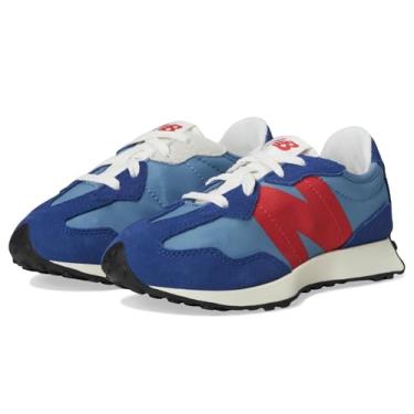 Imagem de New Balance Tênis feminino 327 (criança pequena), Inkwell/True Red, 16