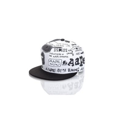 Imagem de Boné De Beisebol Ajustável Unisex Snapback Pa-white