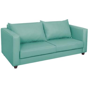 Imagem de Sofá 2 Lugares Lisboa Suede Azul Tiffany