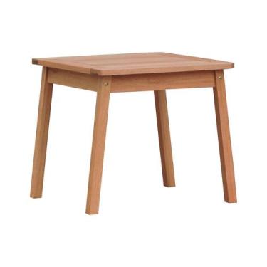 Imagem de Mesa Lateral Quadrada Garden - Decorise, Natural