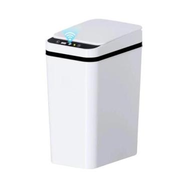 Imagem de Lixeira De Banheiro Sem Toque 12L Com Sensor De Movimento Automático, 