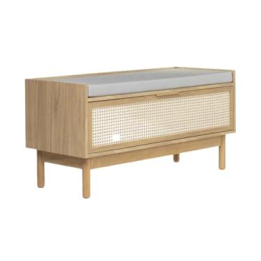 Imagem de Banco Sapateira Kaki 100 cm x 40 cm Tauari - Telinha Portuguesa