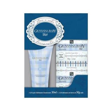 Imagem de Kit Giovanna Baby Loção Hidratante + 2 Sabonete 90 gr Blue