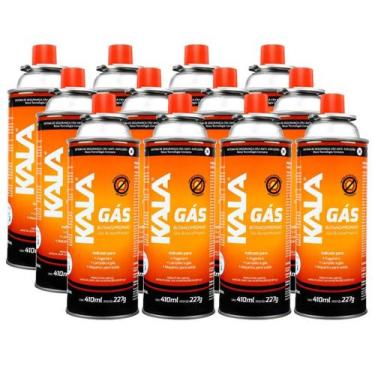 Imagem de Cartucho de Gás Refil 410ml Kala 12 Unidades