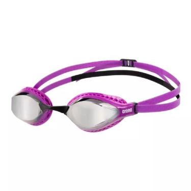 Imagem de Óculos De Natação Air-Speed Lente Mirror Prata Arena, Roxo, Prata