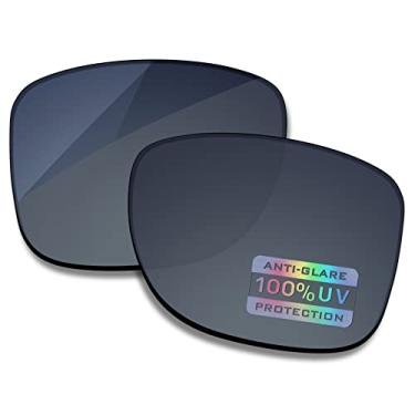 Imagem de Bowyer Lentes de reposição polarizadas para óculos de sol Oakley Splinter - Espelhado cromado preto, Espelho cromado preto, Splinter AN4263