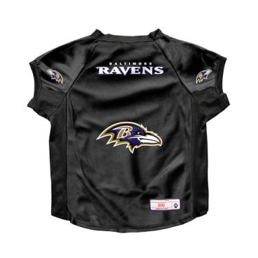 Imagem de Littlearth Camiseta elástica NFL Baltimore Ravens para cães grandes, cor do time, cachorro grande