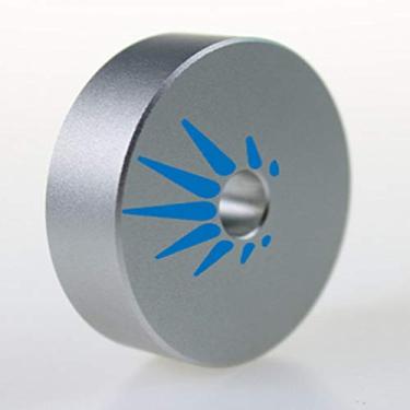 Imagem de Adaptador de alumínio sólido de 45 RPM para a maioria dos toca-discos de vinil, 51 g, substitui o adaptador padrão de 18 cm. Para audiófilos sérios que desejam obter o melhor som de sua coleção