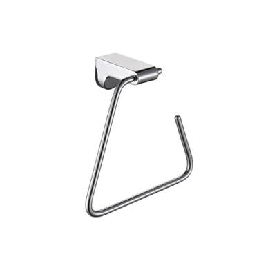 Imagem de Kit Organizador de Banheiro Cromado - Toalheiros, Porta-papel e Dispensador de Sabão | Conjunto de 5 Peças, Porta-toalhas