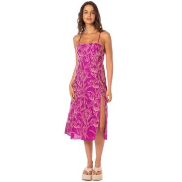Imagem de Maaji Vestido feminino Remi Midi, Roxo brilhante, G