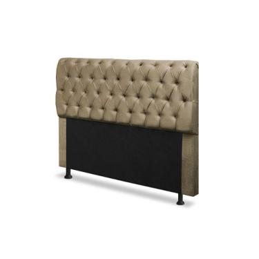 Imagem de CABECEIRA ESTOFADA CAPITONE QUEEN PARIS CAPUCCINO 160x130CM - Art