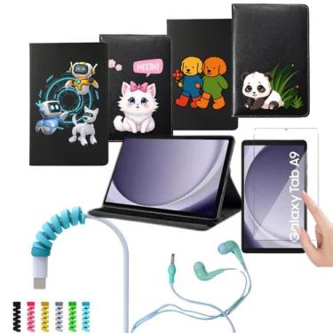 Imagem de Kit para Tablet Samsung Tab A9 8.7." X115 capa giratória - Daicommerce