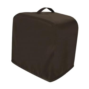 Imagem de WeiLaiKeQi Capa protetora para máquina de gelo com cordão à prova d'água para máquina de gelo para uso em casa, garagem e escritório, panela elétrica de, Marrom