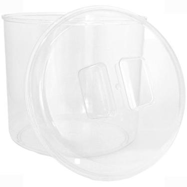 Imagem de Pote Acrílico Multiuso, Cereais, Redondo c/ Tampa 8,6 Litros - ExPote