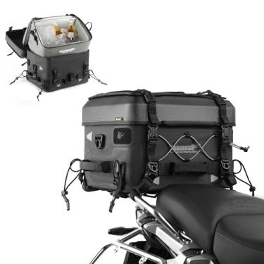 Imagem de Rhinowalk Bolsa traseira térmica de motocicleta à prova d'água – Capa rígida de 36L + bolsa de inserção isolada de 22L para aventuras ao ar livre (MFT2302)