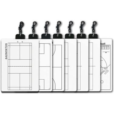 Imagem de Prancheta De Basquete, Prancheta De Treinamento, Placa De Treinamento De Apagamento A Seco Adequada Para Basquete, Futebol, Vôlei Etc., Baseball