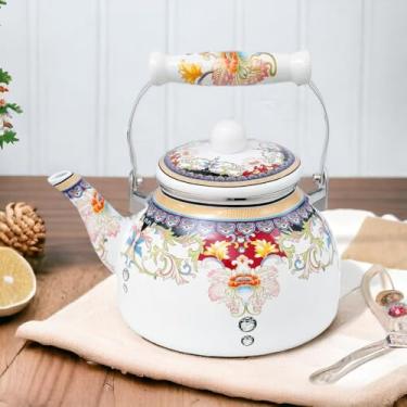 Imagem de Chaleira Esmaltada Vintage 2,5L à Indução Charm Indiana