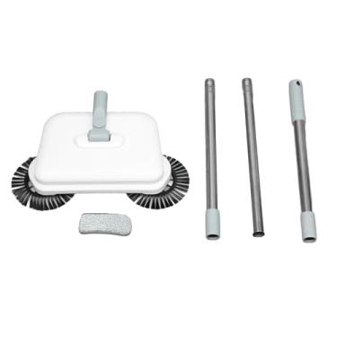 Imagem de Phefop Mandcene Mandcela Manual Dobrável, Manual Luz Dobrável Com Alça Ergonômica, Rotação de 360 Graus, 2 Em 1 Esfregão úmido e Escova a Seco para Madeira, Ladrilho, Limpeza do Fundo