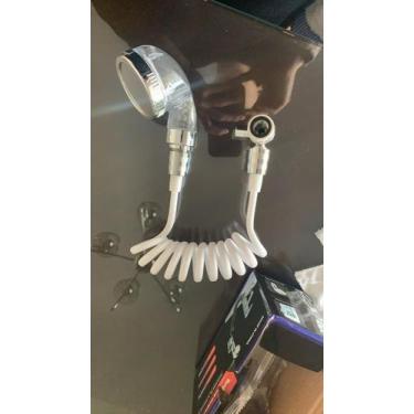 Imagem de Ducha De Banho Chuveirinho Banheiro Multifuncional Flexível Ducha De B