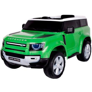 Imagem de Mini Carro Elétrico Infantil Land Rover Defender Bateria 12V Verde Motorizado Importway Bw-271vd
