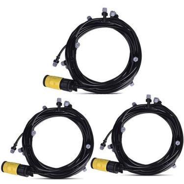 Imagem de Mangueira Climatizadora Kit 3 und Nevoa Sistema Irrigacao Jardim Quint