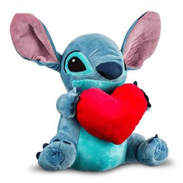 Imagem de Pelúcia Interativa Stitch Coração C- Som - Multikids