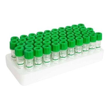 Imagem de Microtubo Coleta Sangue 0,5ml - Heparina - Rack/100 Vacuplast