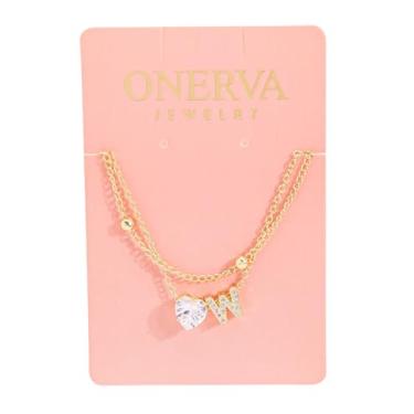 Imagem de Tornozeleira feminina banhada a ouro 14K – Pulseira de tornozelo em camadas delicadas à prova d'água com pingente de coração de zircônia cúbica – Joia ajustável para os pés de verão, One Size, Aço