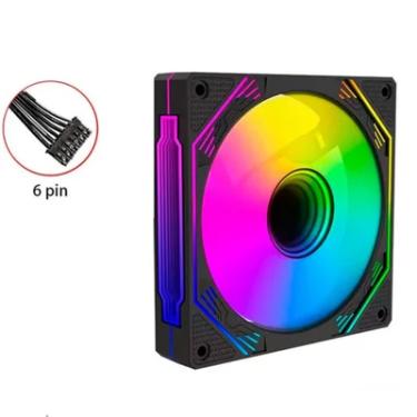 Imagem de Fan Cooler Preto 6 Pin Hayom Fc131108