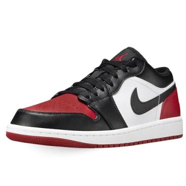 Imagem de JORDAN 1 Retro Low Og Ex sapatos masculinos, Branco/preto-vermelho baixo, 12.5
