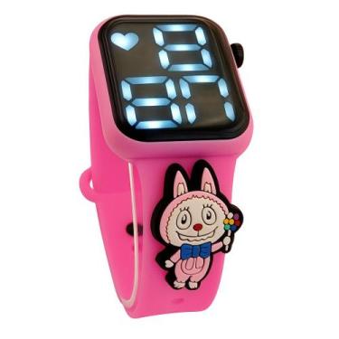 Imagem de Relógio Digital Infantil Led Colecionável 3 Labubu - Smactudo