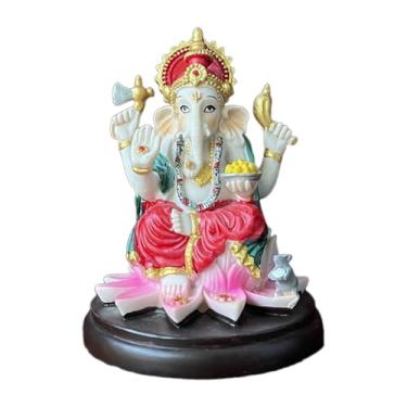 Imagem de Ｂｅｓｇａ Estatueta de Elefante, Escultura Indiana, Centro de Mesa, Ornamento, Estátua de Lord Ganesha, para Escritório, Desktop, Casa, Loja, Decoração