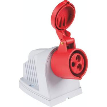 Imagem de Tomada de Sobrepor Industrial Tramontina 2P+T 16A 380/415V 9H