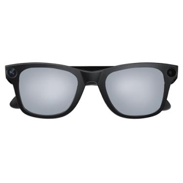 Imagem de Óculos De Proteção Inteligente Com Câmera HD 1080P E Ultra-wide De 8MP, Bloqueio De Luz Azul, Controle De Voz Por AI, 8H De Reprodução, Wi-Fi/Bluetooth 5.3 Para Vídeo HD E Áudio Envolvente(Silver)