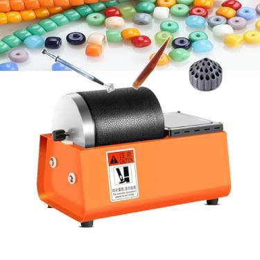 Imagem de Kit Profissional De Polimento De Pedras Preciosas, MáQuina EléTrica De Polimento De Pedras Preciosas Com Cilindro De Borracha à Prova De Vazamentos E Funcionamento Silencioso, Para Cristais, Pedras