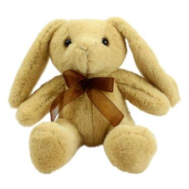 Imagem de Coelho de Pelúcia com Lacinho - Orelhudo - 19cm - BBR Toys